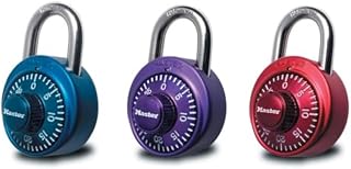 Master Lock 1530DCM X-treme Combination Lock in Assorted Colors, 1-Pack