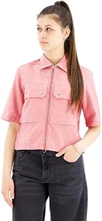 G-STAR RAW Women's 2 Pocket Cropped Shirt