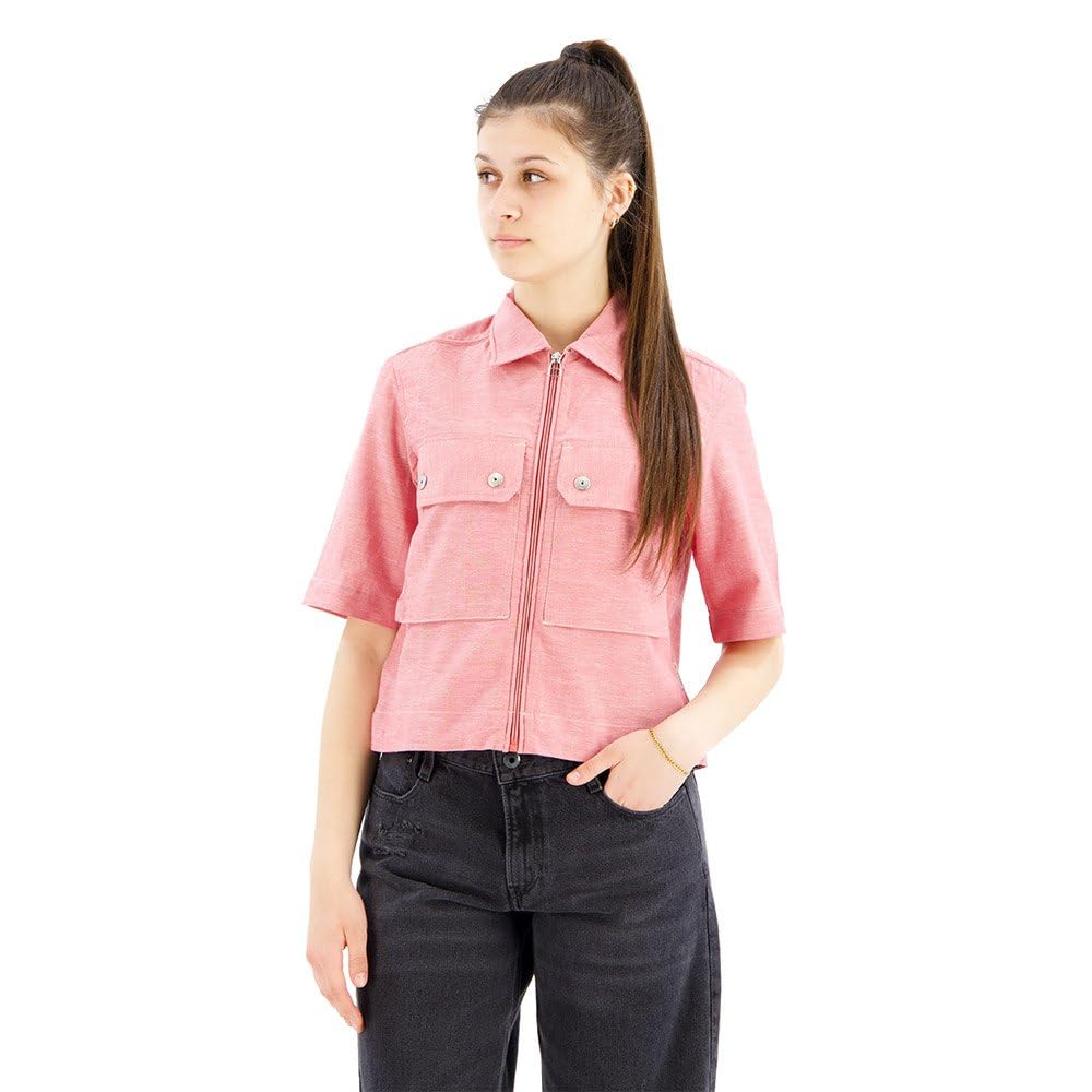 G-STAR RAW Women's 2 Pocket Cropped Shirt
