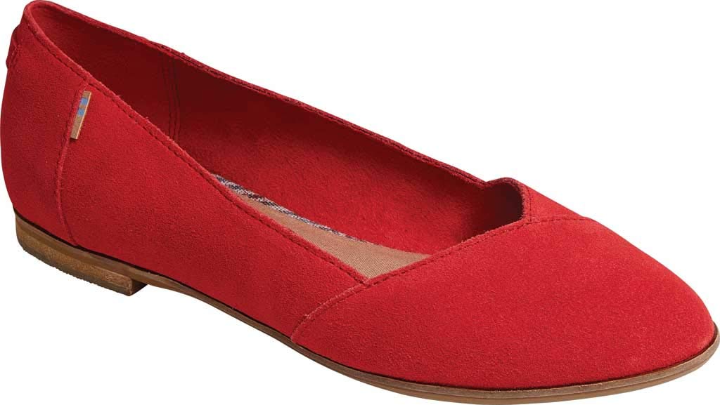 TOMS Women Julie Poinsettia, Women's Platform Ballerinas