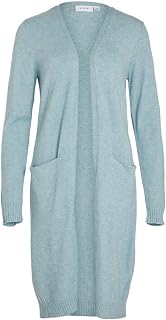 Vila Women's Viril Long L/S Knit Cardigan-Noos Sweater