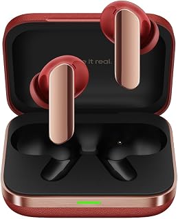 realme Buds Air 7 Pro with Ai Live Translation, 11mm+6mm Dual-dac Driver, 48 Hrs Playtime, 53 dB ANC, LHDC, 45Ms Low Latency, 360° Spatial Audio, IP55 Dust & Water Resistant, BT 5.4 - (Red)
