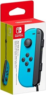 Joy-Con Left (Neon Blue) (Nintendo Switch) (Renewed)