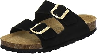 AFS Shoes 2100 Comfortable Women's Mules Real Leather Practical Work Slippers Handmade in Germany