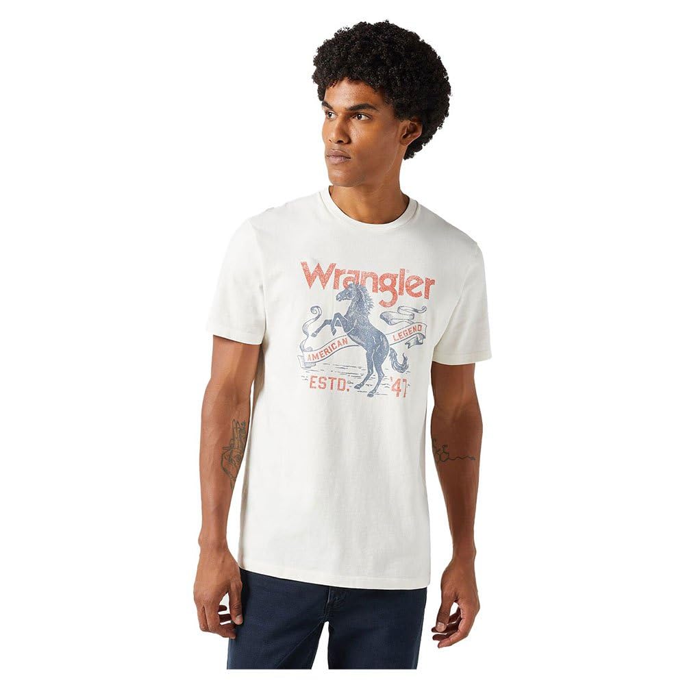 Wrangler Mens USA Kabel T-Shirt