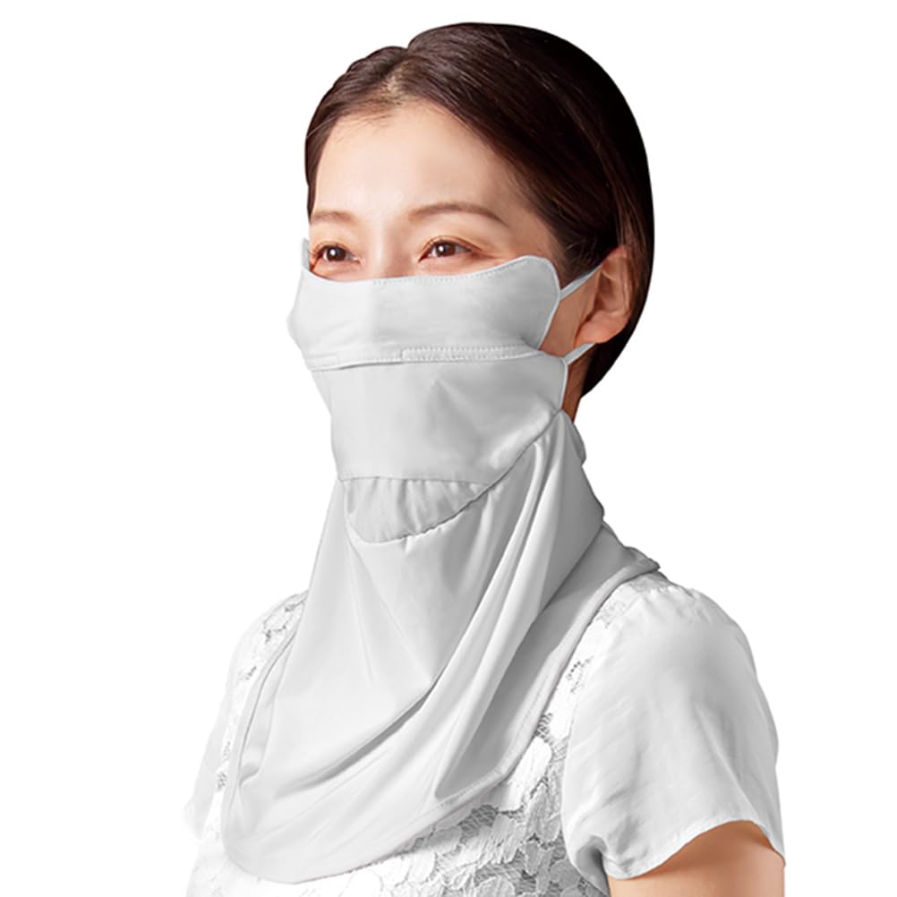 Alpha UV Protection Face Mask, Long Length, Cool to Touch, Pale UV Face Cover, A