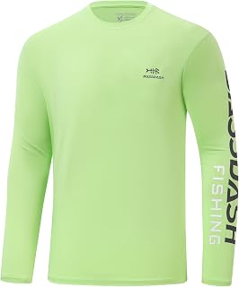 Bassdash Men’s UPF 50+ Sun Protection Long Sleeve Shirts Quick Dry Performance SPF UV Shirt for Outdoors Fishing Hiking FS31M