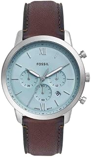 Fossil Neutra Watch for Men, Quartz Chronograph Movement with Leather Strap