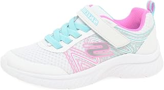 Skechers Girls' Microspec Plus Swirl Sweet Trainers, Sports Shoes