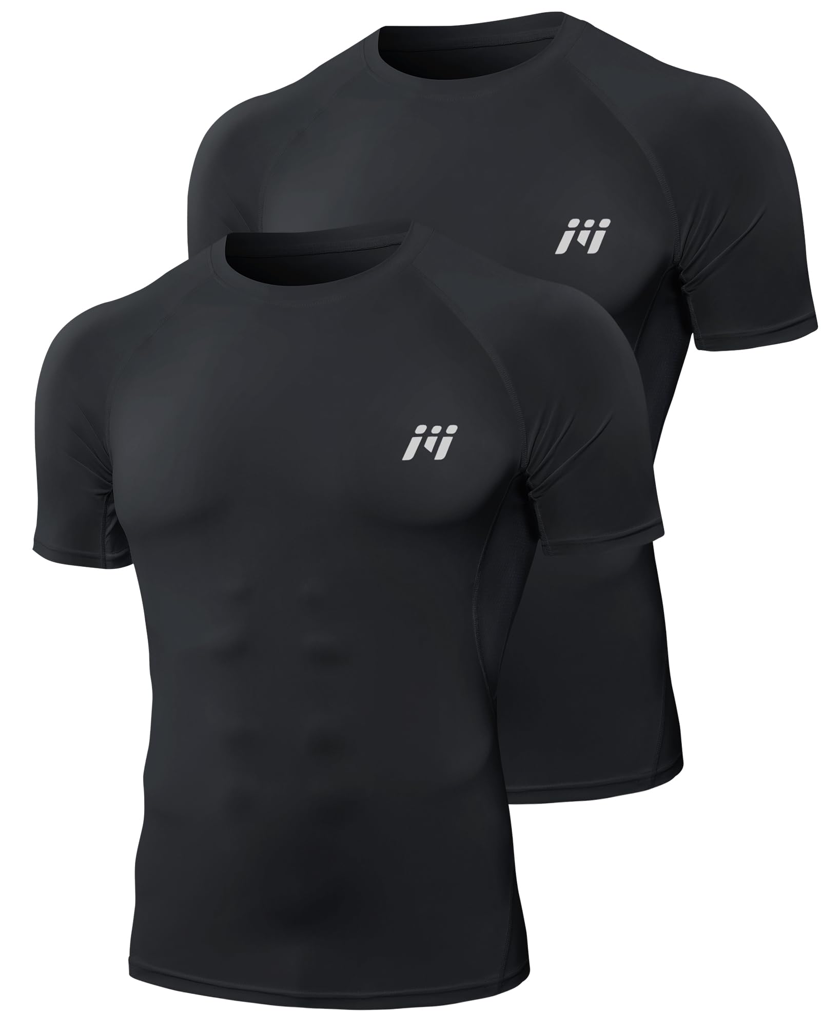 MEETWEE Compression Shirt Men's Short/Long Sleeve Functional Shirt Men's Sports 