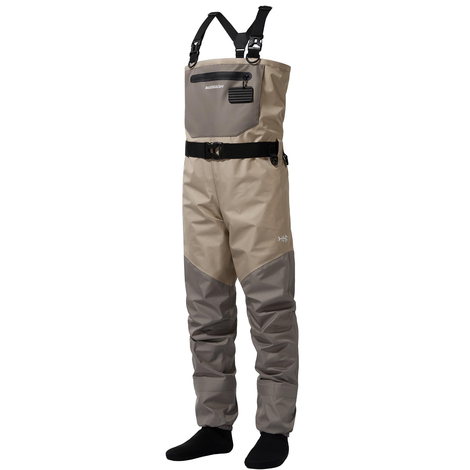 BASSDASH FW08 Men’s Breathable Waders Waterproof Fly Fishing Chest Fishing