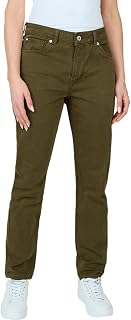 Pepe Jeans Women's HIGH-Rise Tapered Jeans Violet
