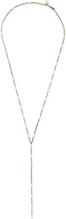 Fossil Collana a catena da donna in acciaio inox con chiusura a moschettone