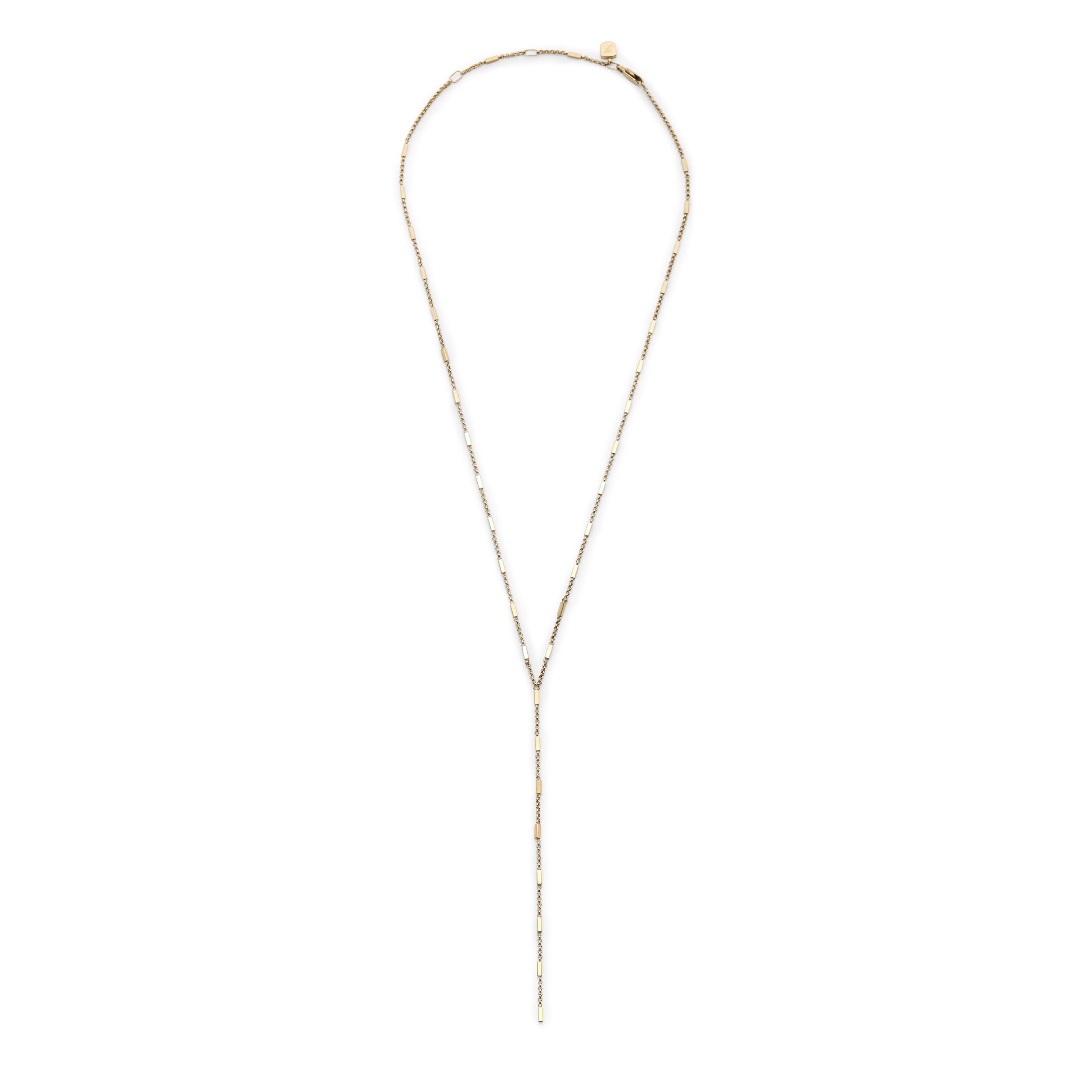 Fossil Collana a catena da donna in acciaio inox con chiusura a moschettone
