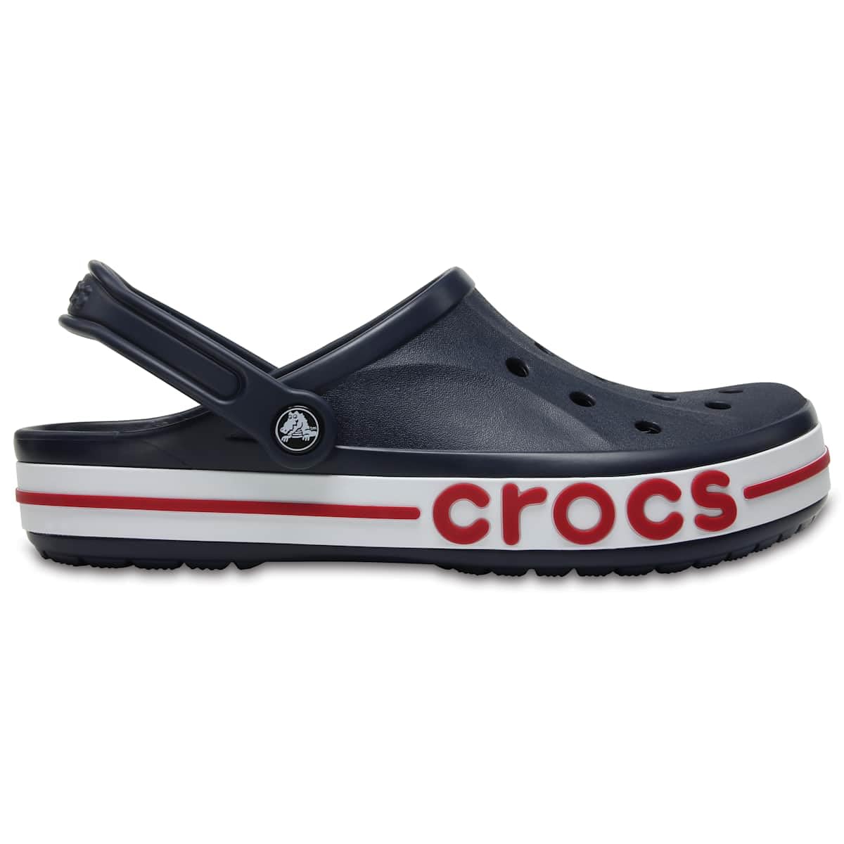 Crocs bayaband clog 6-7 navy/pepper