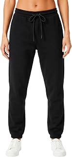 Light & Shade Women's Fleece Joggers with Drawstring Waist Tapered Tracksuit Bottoms Soft Cotton Blend Sweatpants for Gym & Loungewear
