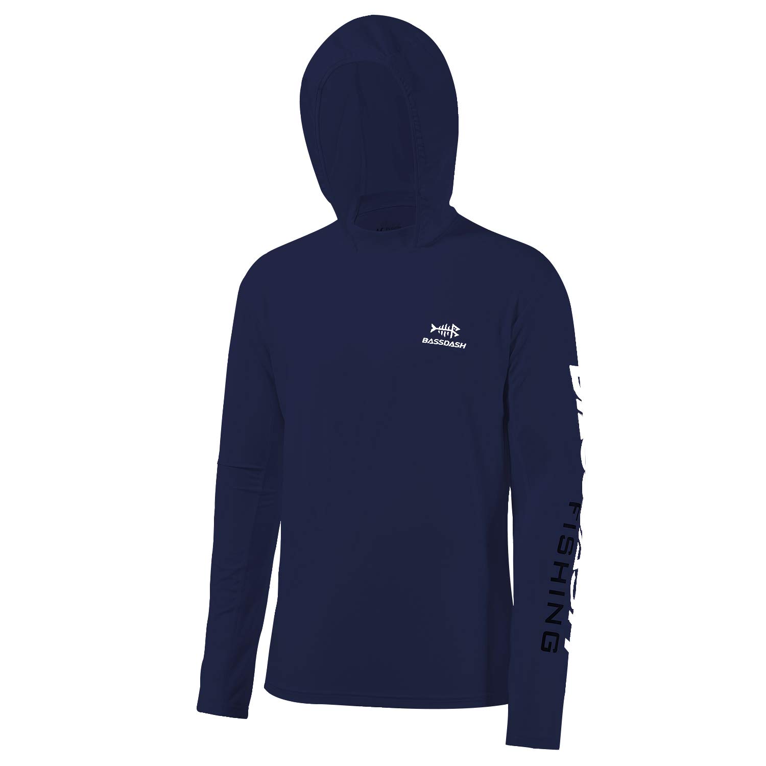 Bassdash Men's Hoodie Shirt Sun Protection UPF 50+ UV Pullover Long Sleeve Hoodi