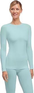 FALKE Women's Warm Round Neck Technical T-Shirt Sports Long Sleeve Thermal Clothing for Temperate to Cold Climates Quick Drying Breathable Sustainable Functional Yarn 1 Piece