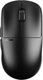 Pulsar Crazylight X2 Mini Wireless Gaming Mouse, 35g Ultra Lightweight, 8K Polling Ready, 32K DPI Optical Sensor, Symmetrical Shape, 8K Dongle Included, Jet Black