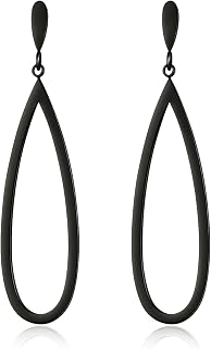 MUYAN Geometric Dangle Earrings for Women Trendy Stainless Steel Jewelry