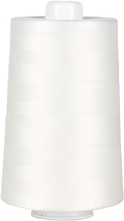 Superior Threads Omni #3002 Natural White Polyester Thread Cone | 6000 yard cone of 2-ply 40 weight thread for machine sewing and quilting