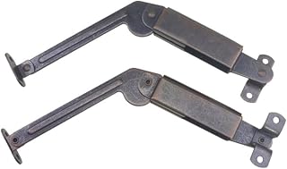 NUOBESTY Cabinet Spring Support Antique Copper Spring Arm for Wood Box Toy Box Sofa Stool and Storage Flexible Safety Support Easy Install 7.87 X 1.57 X 1.18 in 2 Pack