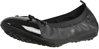 Geox Cpiuma22 Ballerina Flat (Toddler/Little Kid/Big Kid),Black,39 M - 6 Yth
