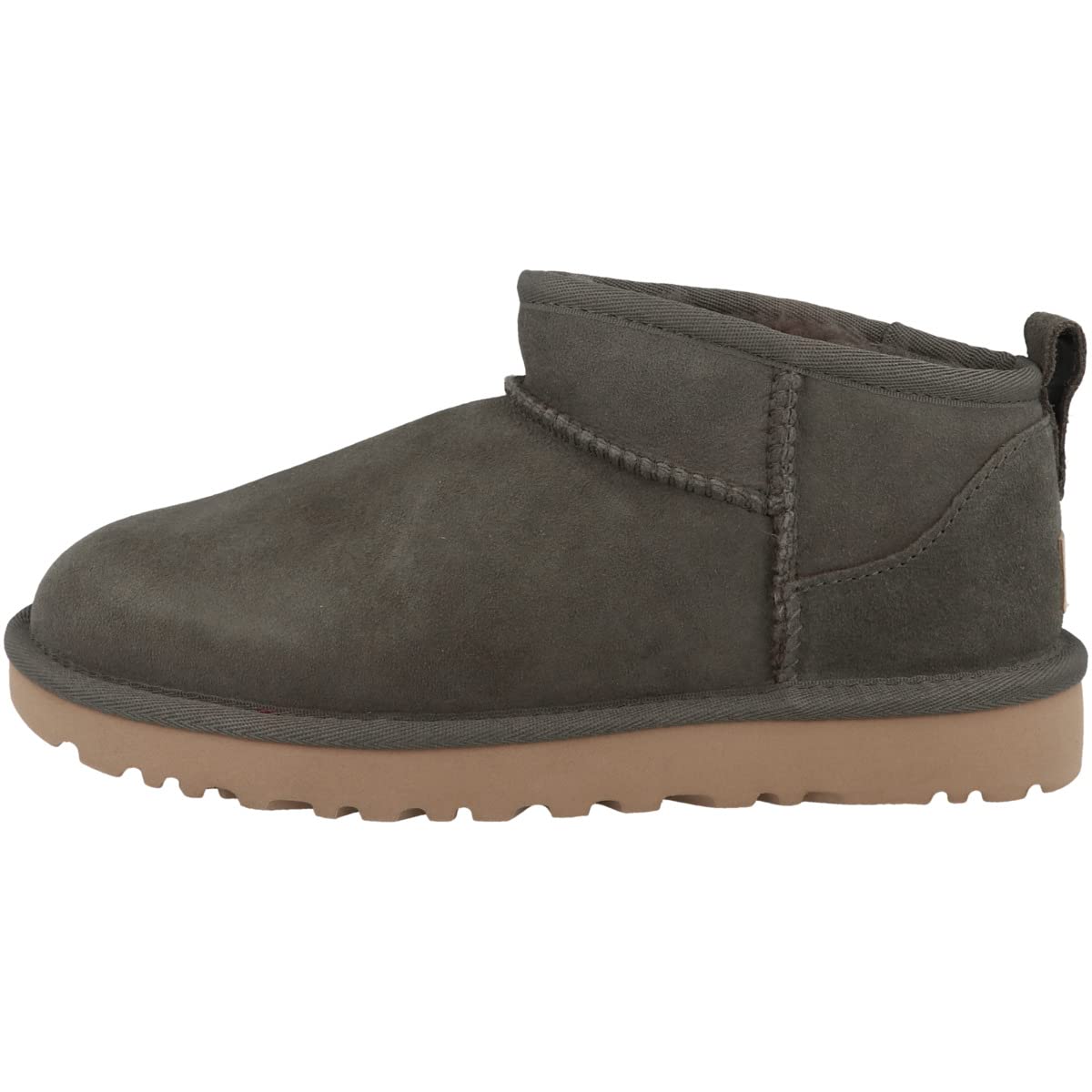 UGG Ultra Mini Classic Leather Ankle Boots Green
