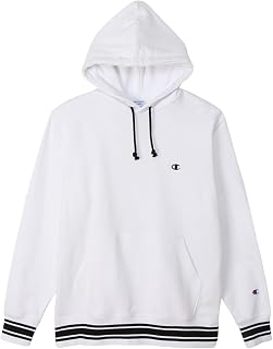 Champion C3-Y138 Men's Hoodie, Long Sleeve, Cotton, USA One Point Logo, Embroidery, Hooded Sweatshirt, Basic