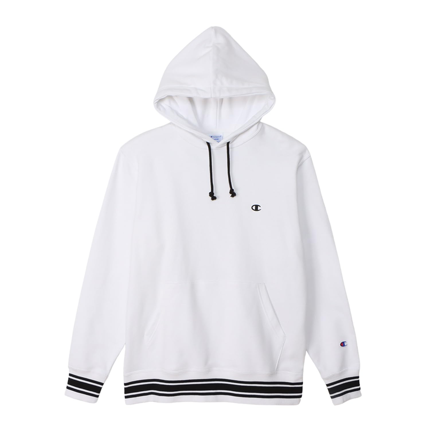 Champion C3-Y138 Men's Hoodie, Long Sleeve, Cotton, USA One Point Logo, Embroide