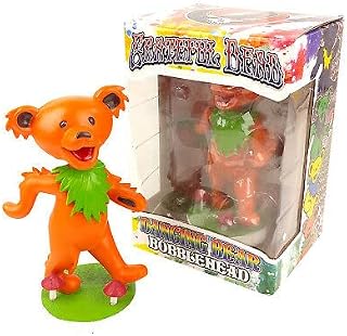 Grateful Dead Orange Dancing Bear Bobblehead