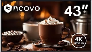 AG Neovo DS4351U 43 Inch 4K Commercial Digital Signage Display | 500-nit, 24/7 Use, 10+ CMS Apps, USB playback, Neovo Manager DMS