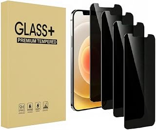 Privacy Screen Protector for iPhone 14 Plus/iPhone 13 Pro Max [6.7 Inch Display] 4 Pack Anti Spy Private Tempered Glass[4 Pack]