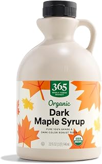 365 by Whole Foods Market, Organic Grade A Dark Maple Syrup, 32 Fl Oz