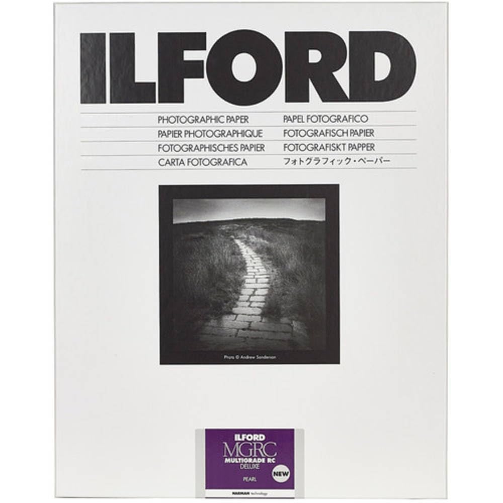 Ilford Multigrade V RC Deluxe Pearl Surface Black & White Photo Paper, 190gsm, 8