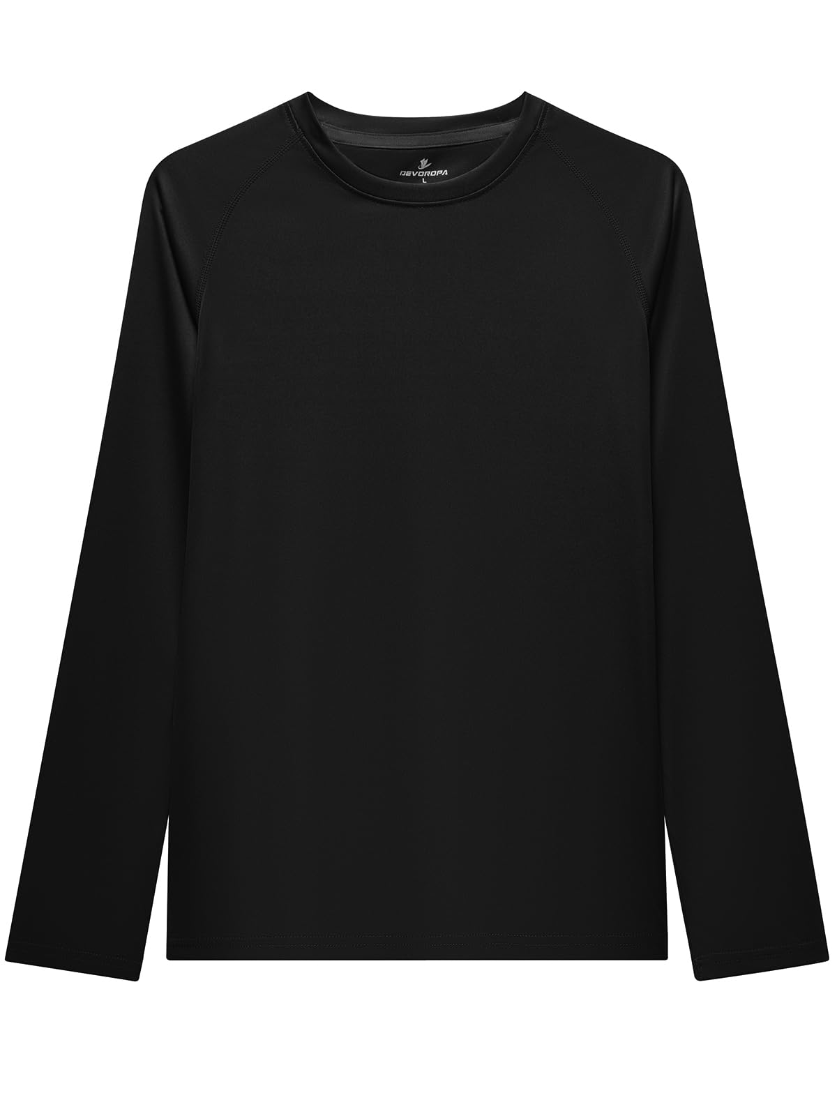 DEVOROPA Boys UPF 50+ Rash Guard Swim Shirt Long Sleeve Quick Dry Lightweight Ki