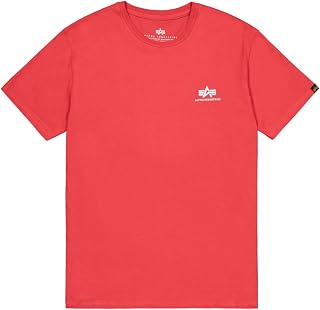 ALPHA INDUSTRIES Alpha Indutries Basic T Small Logo Neon Print T-Shirt for Men (Pack of 1)