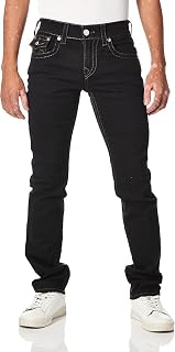True Religion Men's Straight Jeans with Flap