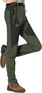 Rdruko レディース スノーパンツ 防水 フリース裏地 ハイキング スキー スノーボード 断熱パンツ