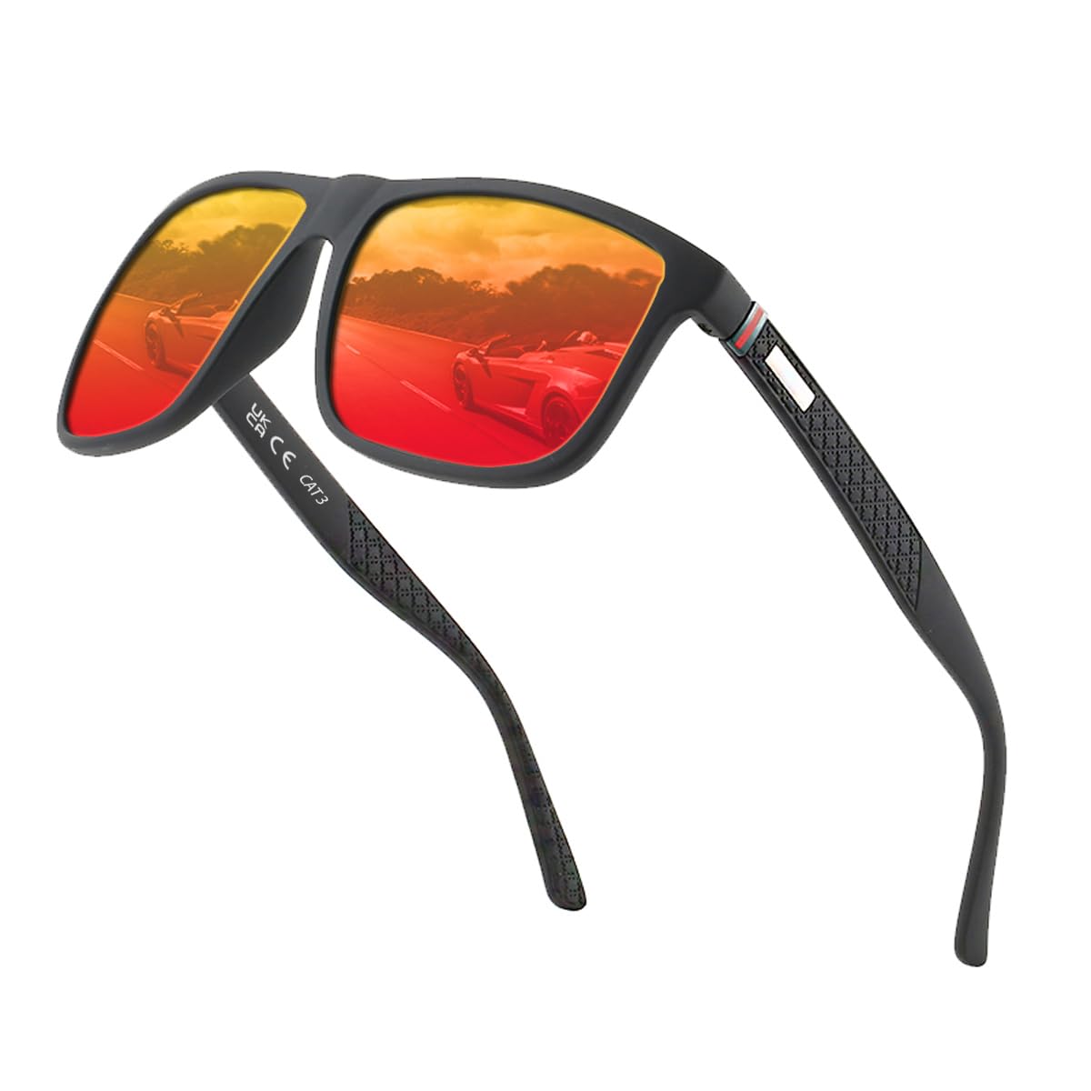 Gafas de sol polarizadas para hombres y mujeres; marcos vintage/clásicos/elegant