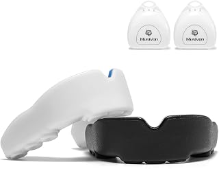Musivon Gum Shield 2 Pcs(Age 9-15) - Junior Childs Mouth Guard | Suitable for Rugby Hockey Boxing Protecting Teeth
