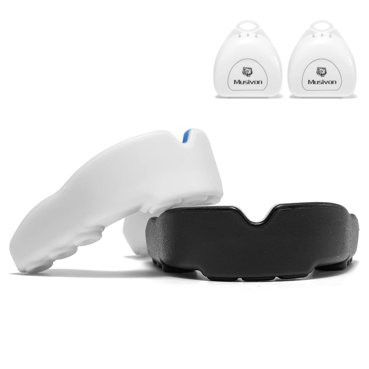 Musivon Gum Shield 2 Pcs(Age 9-15) - Junior Childs Mouth Guard | Suitable for Ru