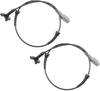 Ollanoos 2Pcs 4545F5 ABS Wheel Speed Sensor Front ABS Sensor Left Right, Replacement for Citroen C4 DS4 DS5 Replacement for Peugeot 307 308 3008 5008, Replaces 9665386780