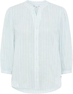BRAX Women's Style Violet Linen Lurex Stripe Blouse (Pack of 1)