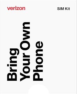Verizon Prepaid Bring Your Own Phone SIM Kit-Keep Your Number (No Airtime) | Activate Your Compatible Phone on Verizon's 5G/4G LTE Network - 3-in-1 SIM Card (Nano/Micro/Standard)