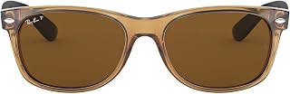 Ray-Ban RB2132 New Wayfarer Polarized Square Sunglasses for Men for Women