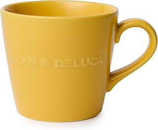 DEAN & DELUCA (ディーンアンドデルーカ) Morning Mug Caramel Yellow, Mug, Microwave Safe, Dishwasher Safe, Tableware, Coffee, Tea, 3.7x5.1x3.3 inches (9.5x13x8.5cm)