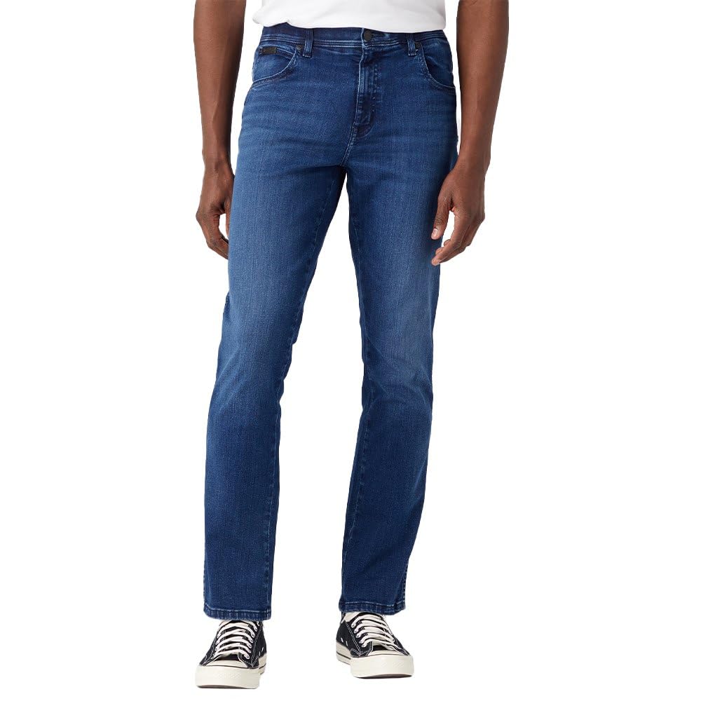 Wrangler - Men's Jeans - Slim Authentic Fit - Texas Slim - Grisaille