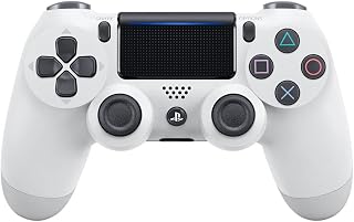 Sony PlayStation DualShock 4 Controller - Glacier White (Renewed)