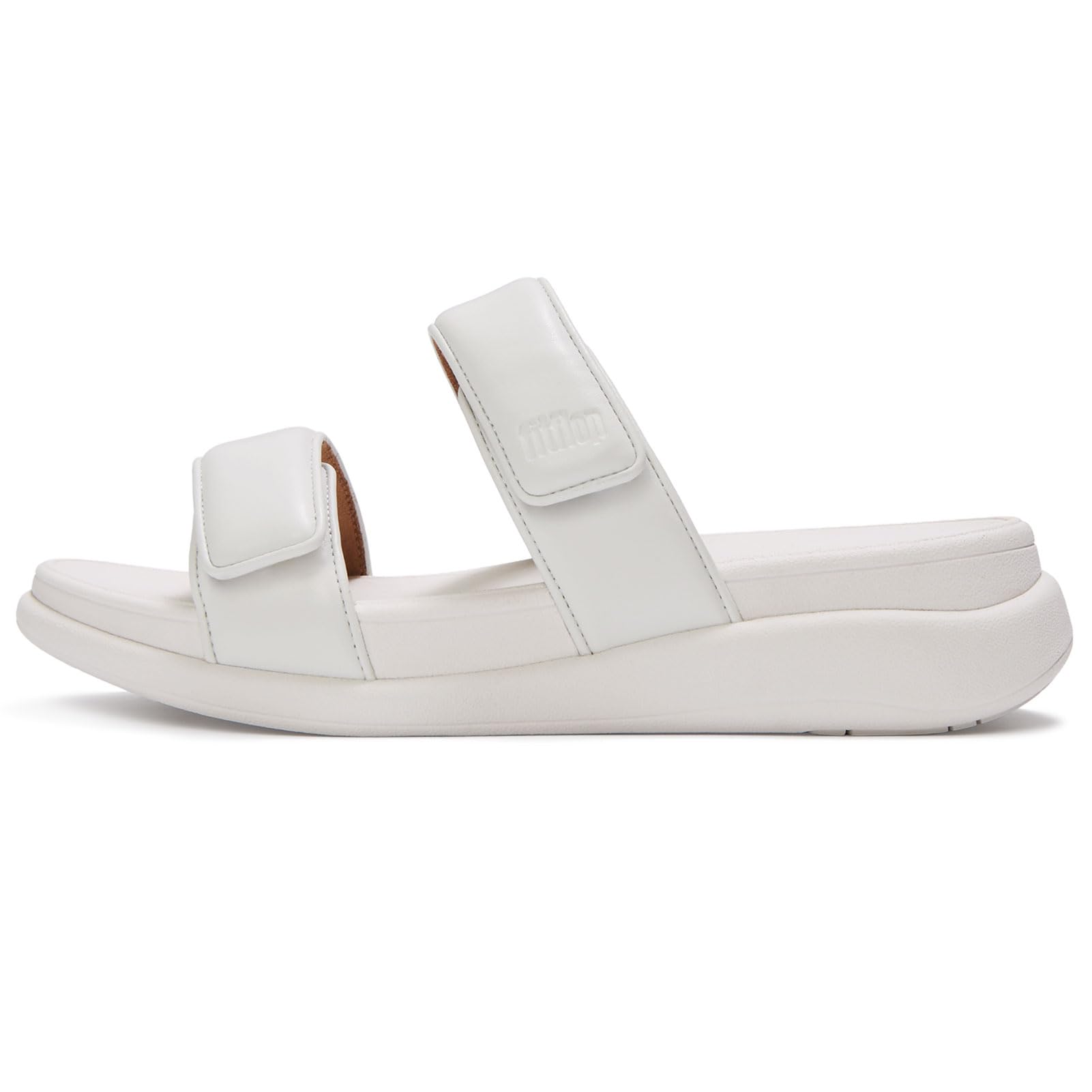 Fitflop Sandali da donna F-mode Go regolabili Flatform a due barre SlidesSlide